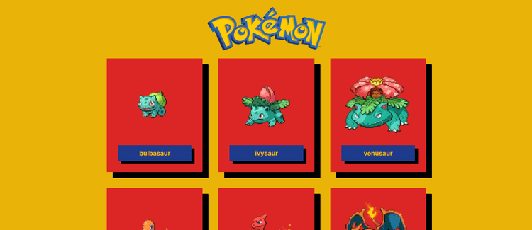 Pokemon Web App